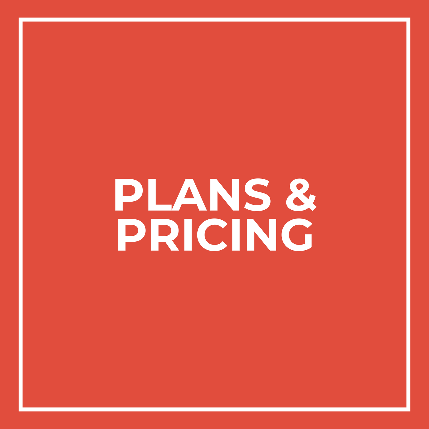 Plans & Pricing